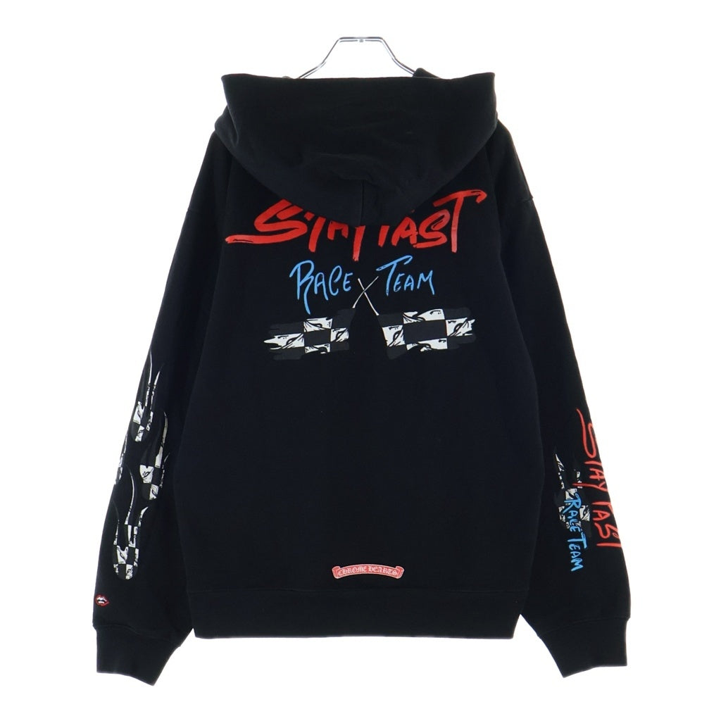 CHROME HEARTS(クロムハーツ) ×MATTYBOY PPO STAY FAST RACE TEAM マッティボーイ ステイファスト プルオーバーパーカー ブラック