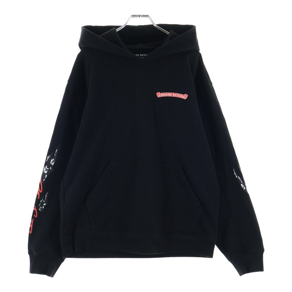 CHROME HEARTS(クロムハーツ) ×MATTYBOY PPO STAY FAST RACE TEAM マッティボーイ ステイファスト プルオーバーパーカー ブラック