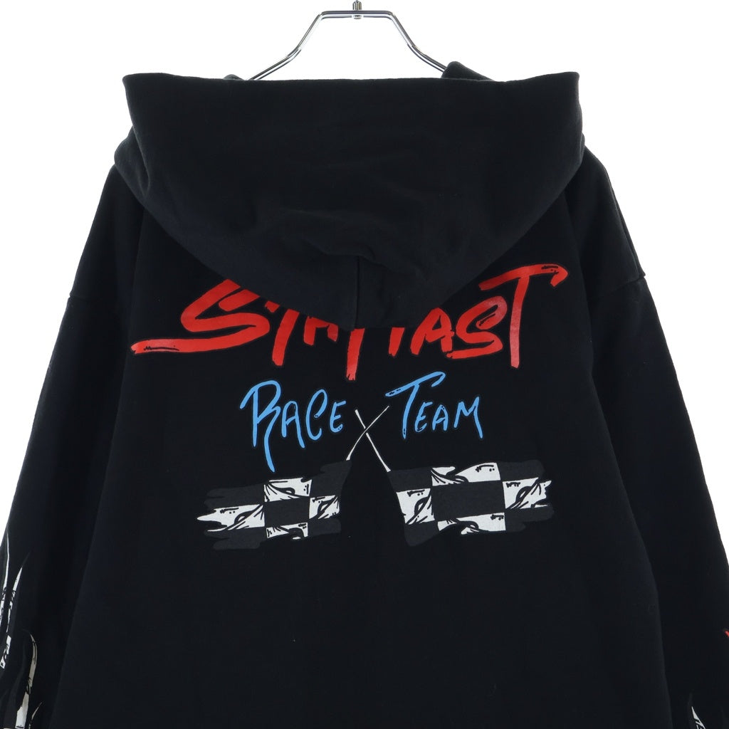 CHROME HEARTS(クロムハーツ) ×MATTYBOY PPO STAY FAST RACE TEAM マッティボーイ ステイファスト プルオーバーパーカー ブラック