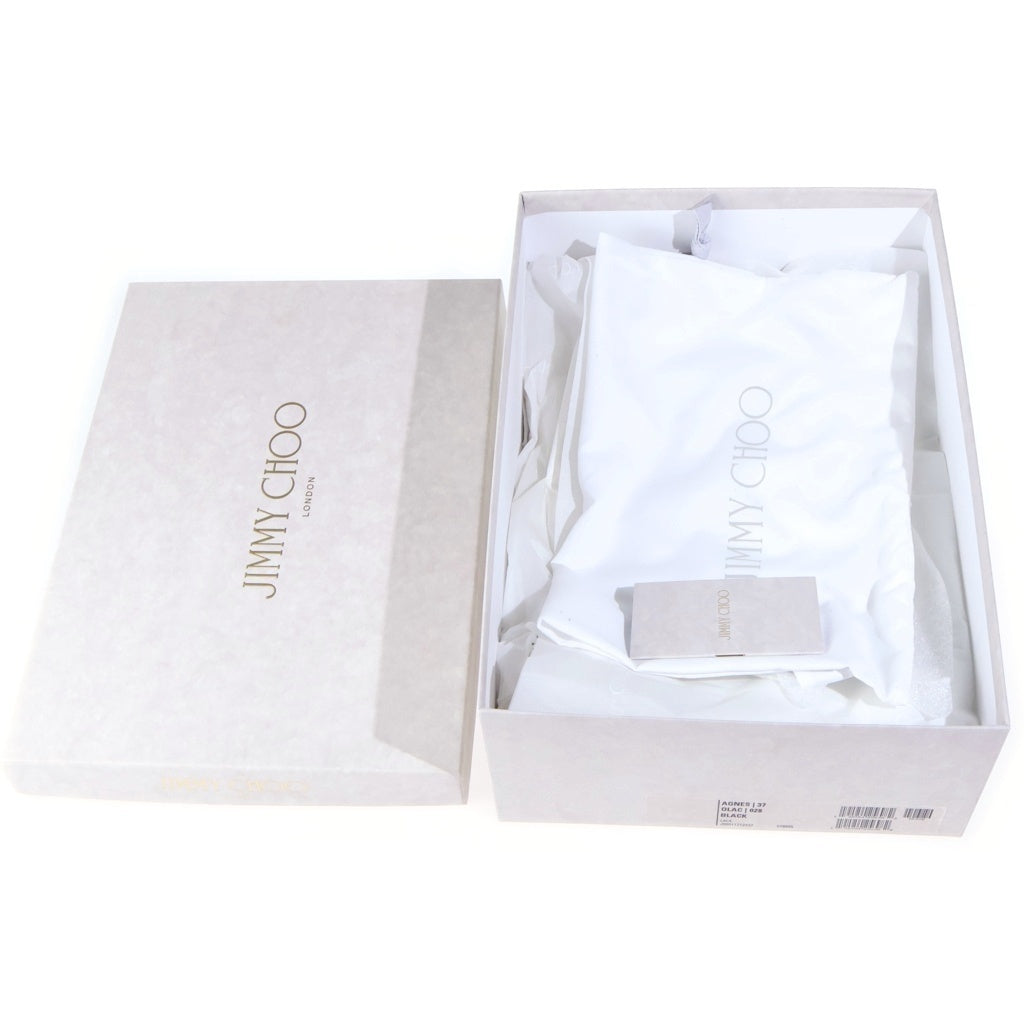 JIMMY CHOO(ジミーチュウ) AGNES レース ヒールパンプス レディース ブラック J00011712337
