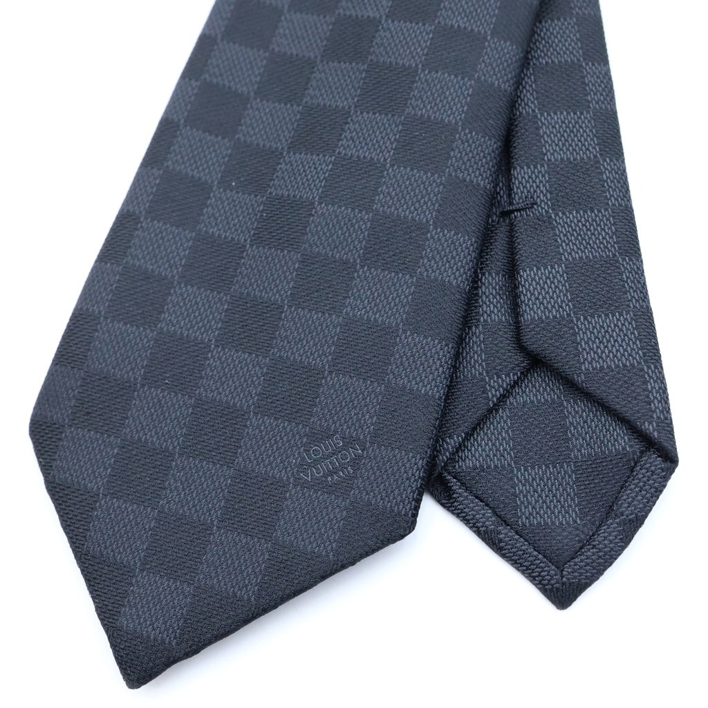 LOUIS VUITTON(ルイヴィトン) ダミエ クラシック ネクタイ ブラック M78752