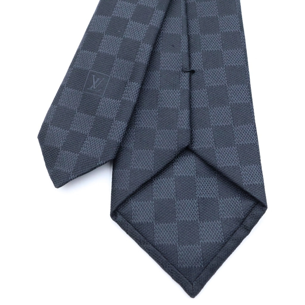 LOUIS VUITTON(ルイヴィトン) ダミエ クラシック ネクタイ ブラック M78752
