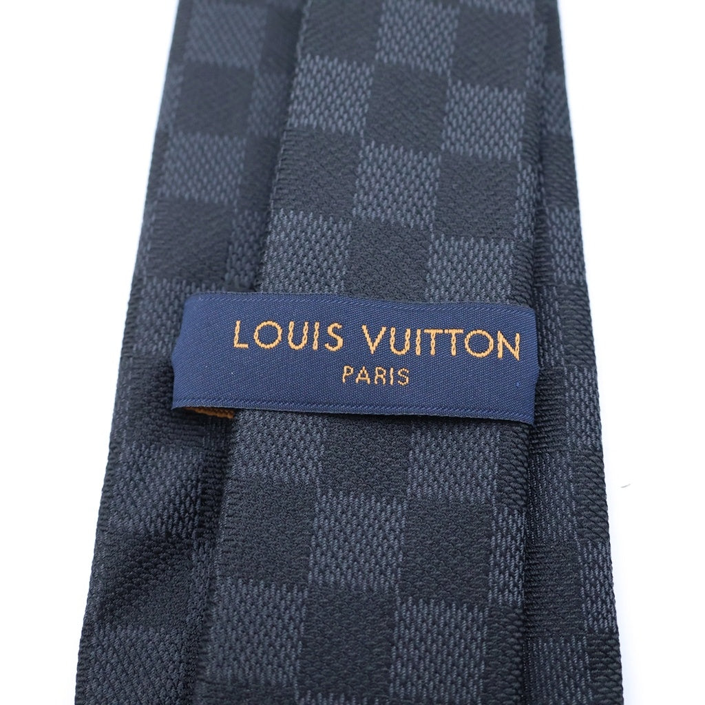 LOUIS VUITTON(ルイヴィトン) ダミエ クラシック ネクタイ ブラック M78752
