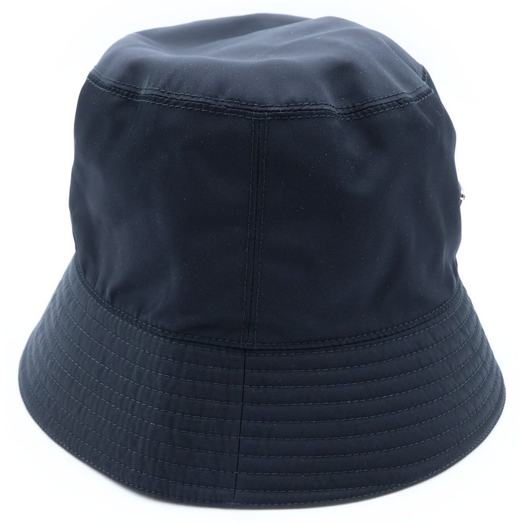 PRADA(プラダ) Re-Nylon トライアングルロゴ バケットハット 帽子 ブラック 2HC137 2DMI レディース