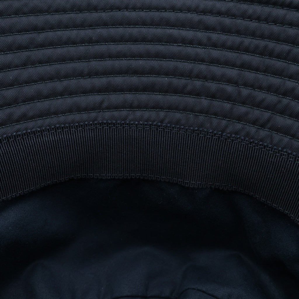 PRADA(プラダ) Re-Nylon トライアングルロゴ バケットハット 帽子 ブラック 2HC137 2DMI レディース
