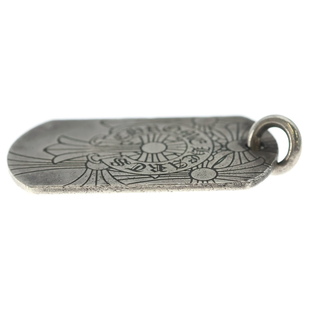 CHROME HEARTS(クロムハーツ) D TAG LRG GOD BLESS ラージ ゴッドブレス ドッグタグ ペンダントトップ シルバー