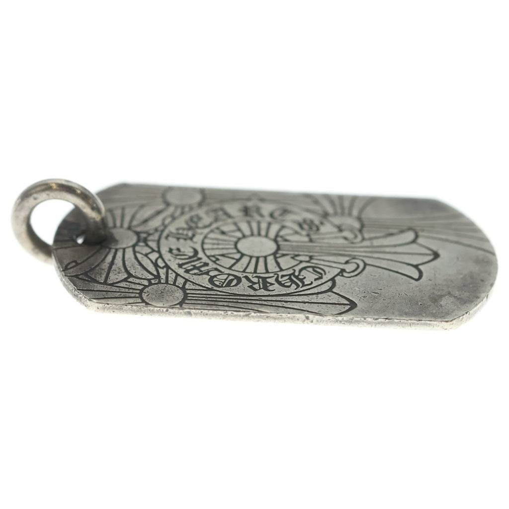 CHROME HEARTS(クロムハーツ) D TAG LRG GOD BLESS ラージ ゴッドブレス ドッグタグ ペンダントトップ シルバー