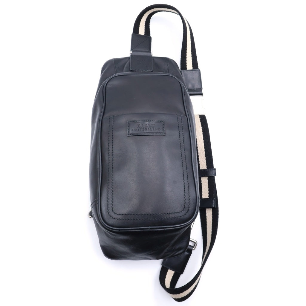 BALLY(バリー) TABEL-MD レザー トレインスポッティング ワンショルダーバッグ ブラック