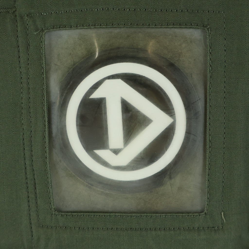 DIESEL(ディーゼル) Logo Patch Utility Vest ロゴパッチ キルティング ベスト カーキ