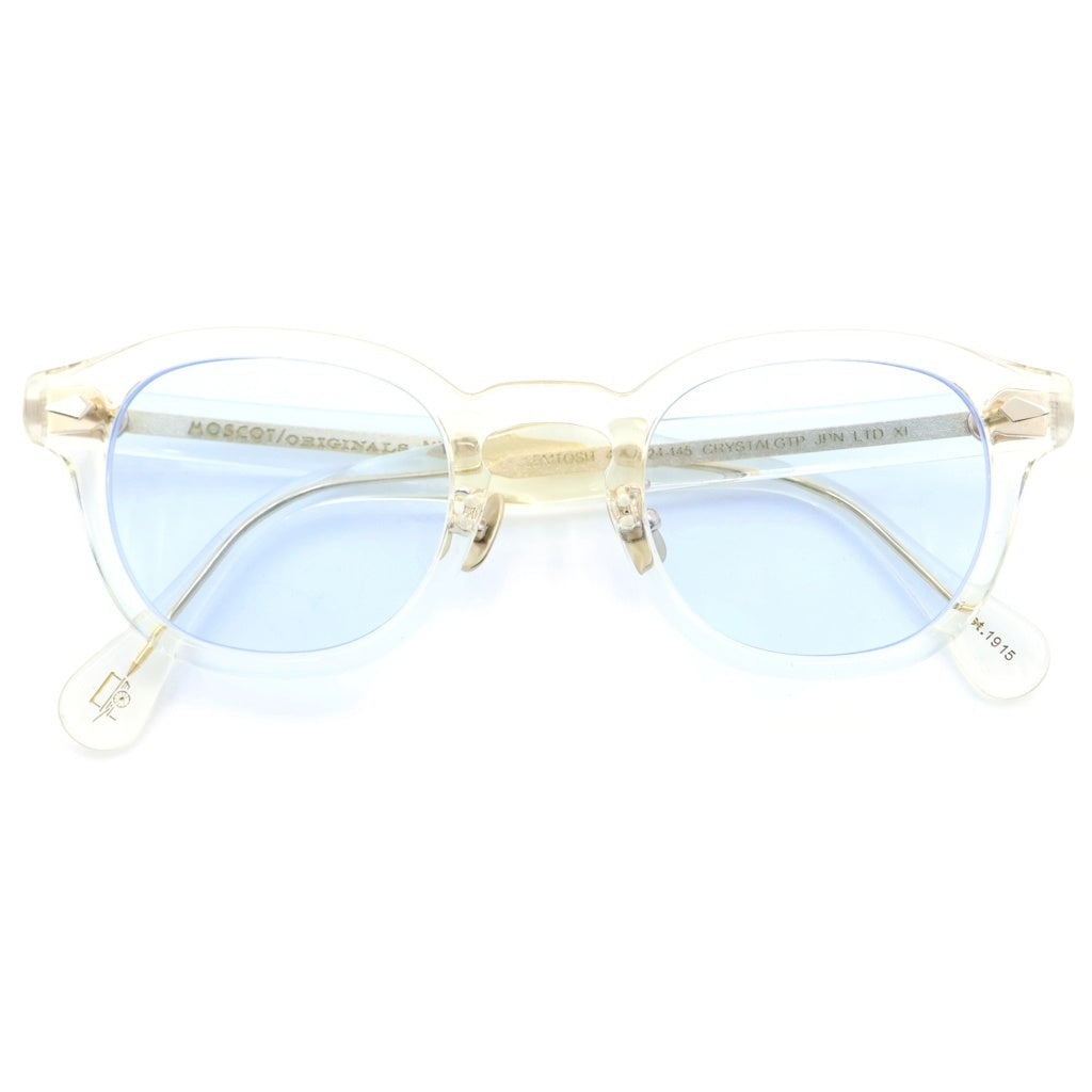 MOSCOT(モスコット) LEMTOSH レムトッシュ ボストンフレームサングラス 眼鏡 クリア/ゴールド