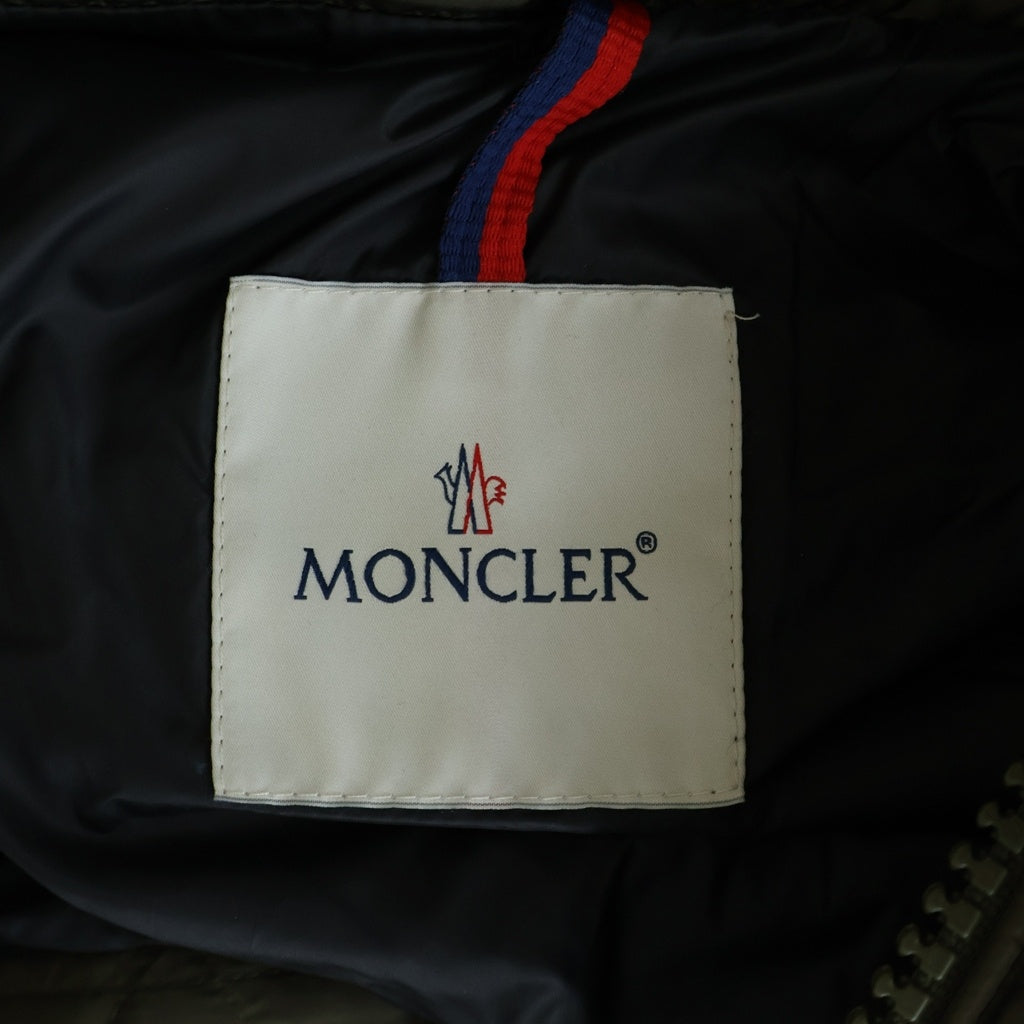 MONCLER(モンクレール) MARQUE フードファー ダウンジャケット カーキ E20914137825