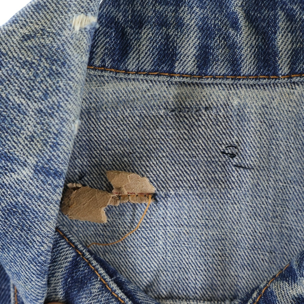 Levi's(リーバイス) 60S 70S VINTAGE 70505 4th Type Denim Jacket BIG E 不均等V ヴィンテージ ボタン裏524 デニムジャケット インディゴ