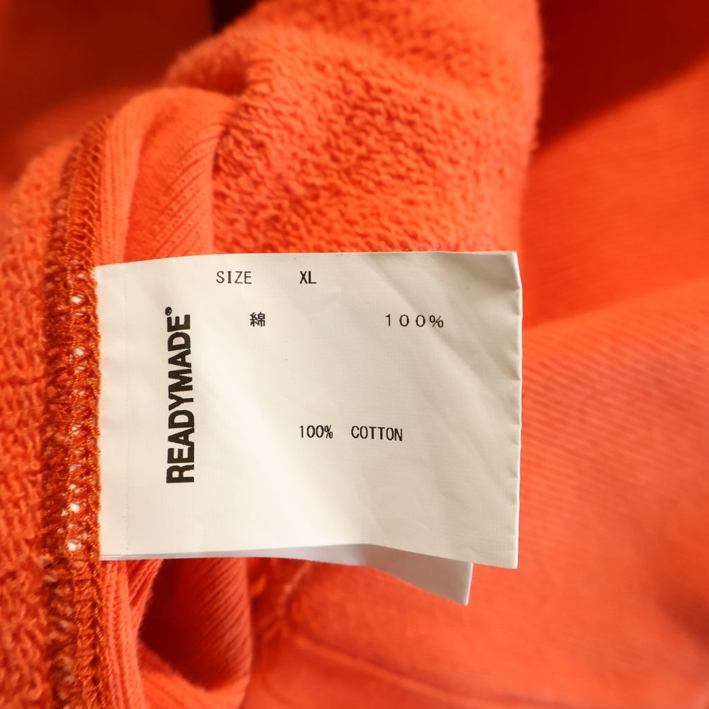 READY MADE(レディメイド) 22AW CLF TARGET HOODIE 両面プリント プルオーバーパーカー オレンジ RE-CO-0R-00-00-211