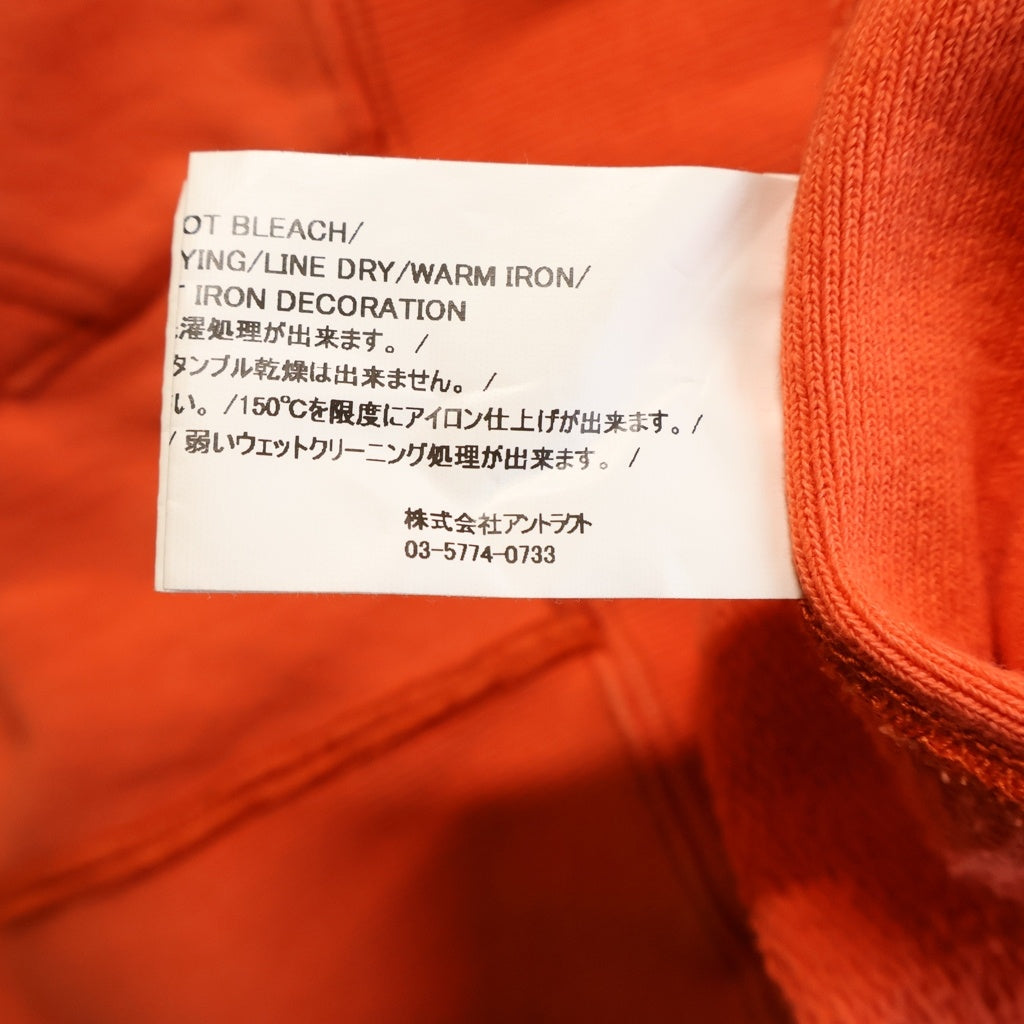 READY MADE(レディメイド) 22AW CLF TARGET HOODIE 両面プリント プルオーバーパーカー オレンジ RE-CO-0R-00-00-211