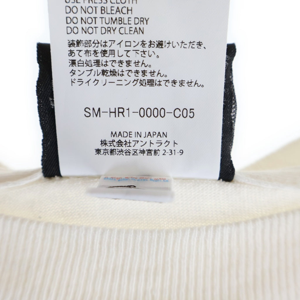SAINT MICHAEL(セントマイケル) 25AW ×The KLF L/S Tee クルーネック長袖Tシャツカットソー ホワイト SM-HR1-0000-C05