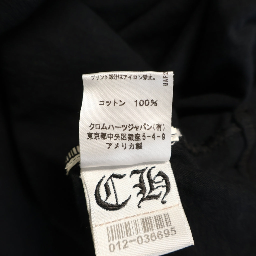 CHROME HEARTS(クロムハーツ) RS3 モノグラムマルチプリント クルーネック半袖Tシャツカットソー ブラック
