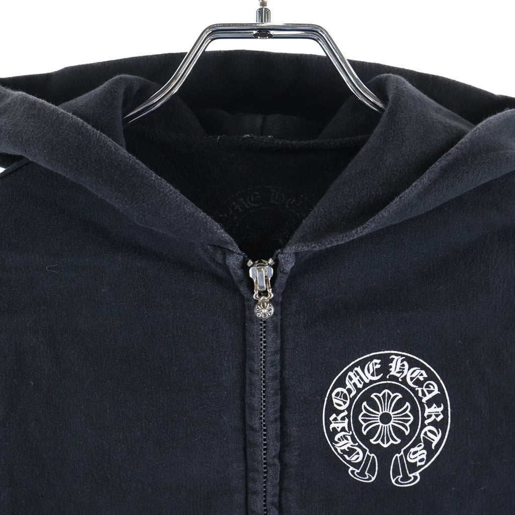 CHROME HEARTS(クロムハーツ) HORSESHOE ホースシュー ジップアップパーカー キッズ ブラック