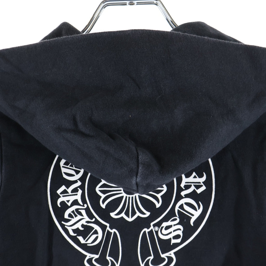 CHROME HEARTS(クロムハーツ) HORSESHOE ホースシュー ジップアップパーカー キッズ ブラック