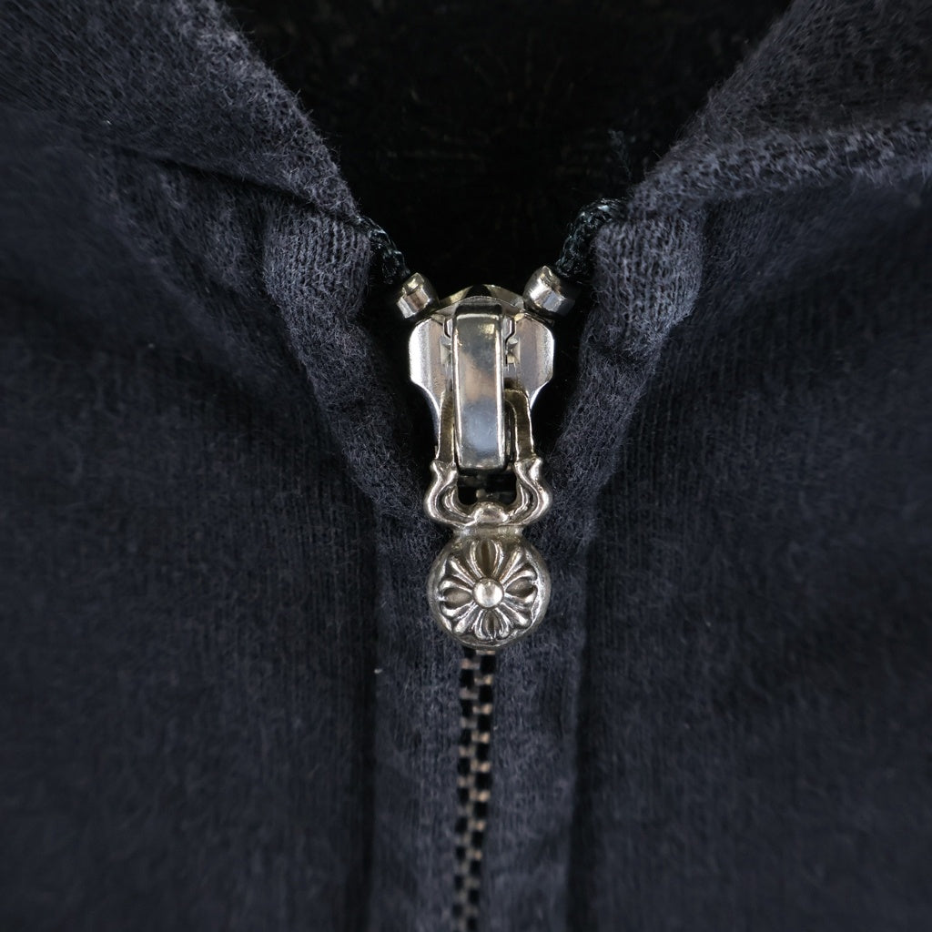CHROME HEARTS(クロムハーツ) HORSESHOE ホースシュー ジップアップパーカー キッズ ブラック