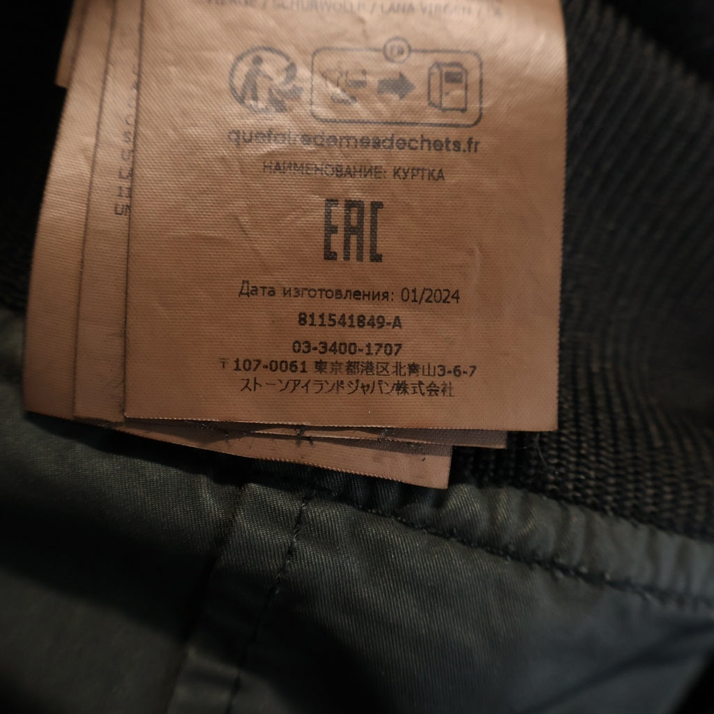 STONE ISLAND(ストーンアイランド) David-TC Jacket デヴィッド ティーシー ショルダーロゴワッペン ジップアップ ブルゾン ジャケット ブラック 811541849-A