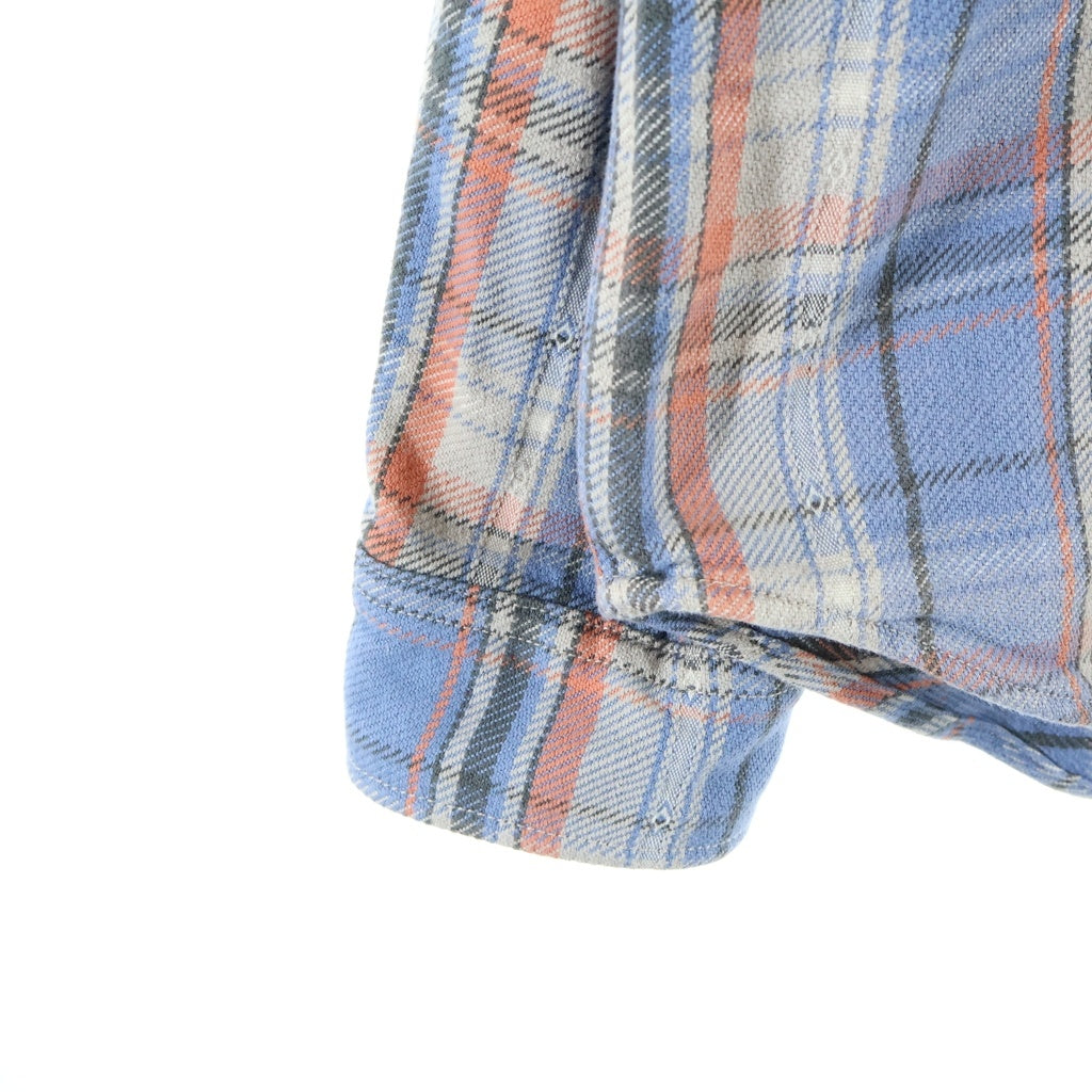 STUSSY(ステューシー) Dan Washed Cotton Plaid Shirt 総柄コットン 長袖ネルシャツ マルチカラー 1110344