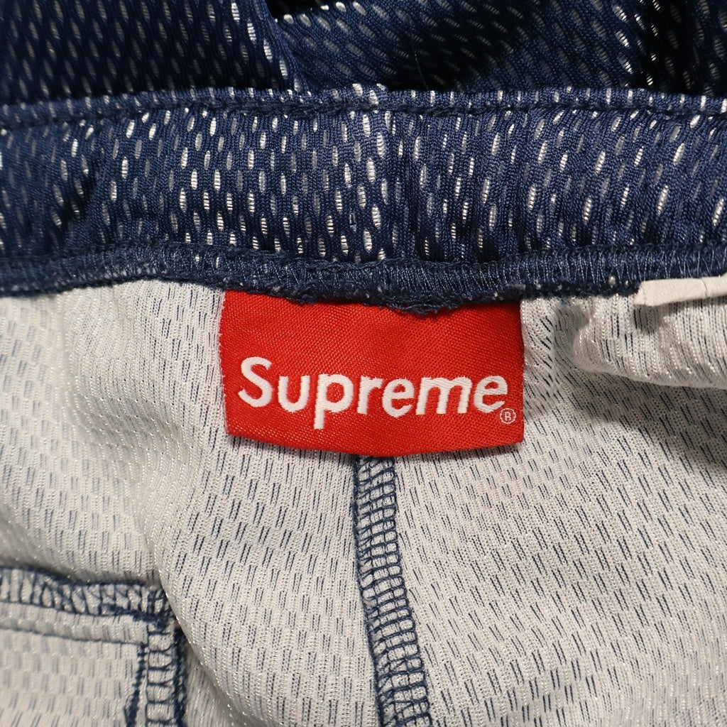 SUPREME(シュプリーム) 18SS Bonded Mesh Track Pant ボンディングメッシュトラックパンツ ネイビー/イエロー