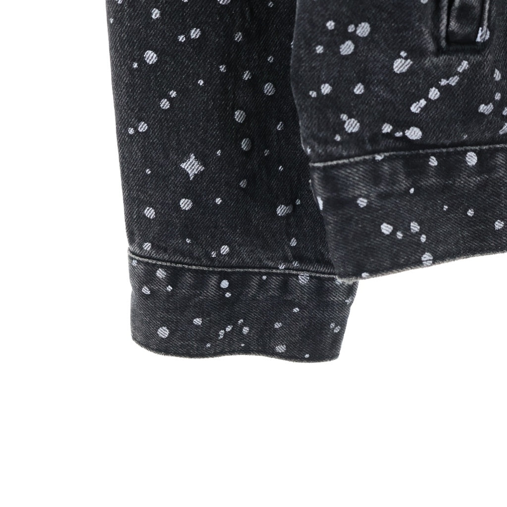 drew house(ドリューハウス) Starry Night Denim Jacket スターリー ナイト ペイント加工 デニムジャケット ブラック