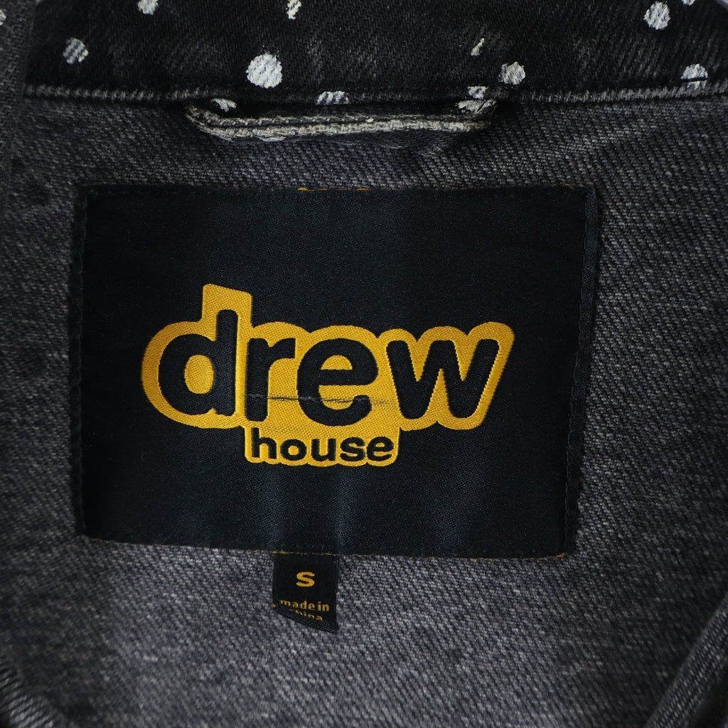 drew house(ドリューハウス) Starry Night Denim Jacket スターリー ナイト ペイント加工 デニムジャケット ブラック