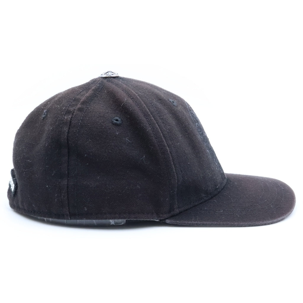 CHROME HEARTS(クロムハーツ) TRACKER CAP クロスボール ホースシュー刺繍 トラッカーキャップ ブラック