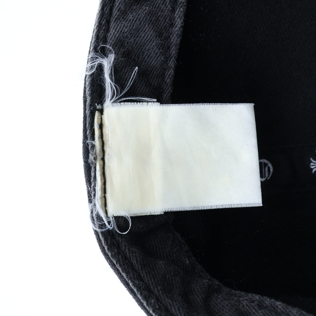CHROME HEARTS(クロムハーツ) TRACKER CAP クロスボール ホースシュー刺繍 トラッカーキャップ ブラック