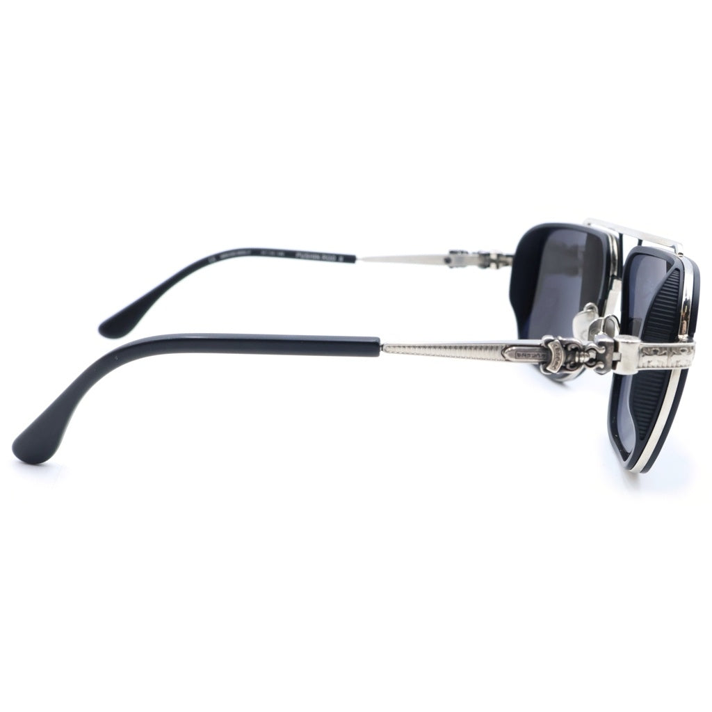 CHROME HEARTS(クロムハーツ) PUSHIN ROD 2 DAGGER プシンロッド ダガーテンプル アイウェア サングラス ブラック/シルバー