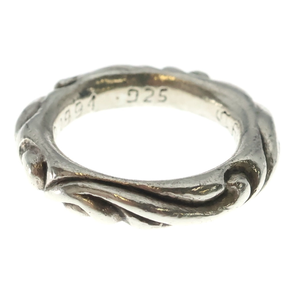 CHROME HEARTS(クロムハーツ) SCRL BAND スクロールバンド リング シルバー BCA351