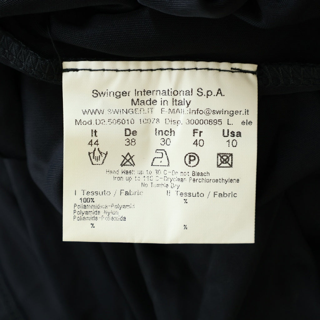 FENDI(フェンディ) 長袖ナイロンマキシシャツ ロングワンピース レディース ブラック D2506010