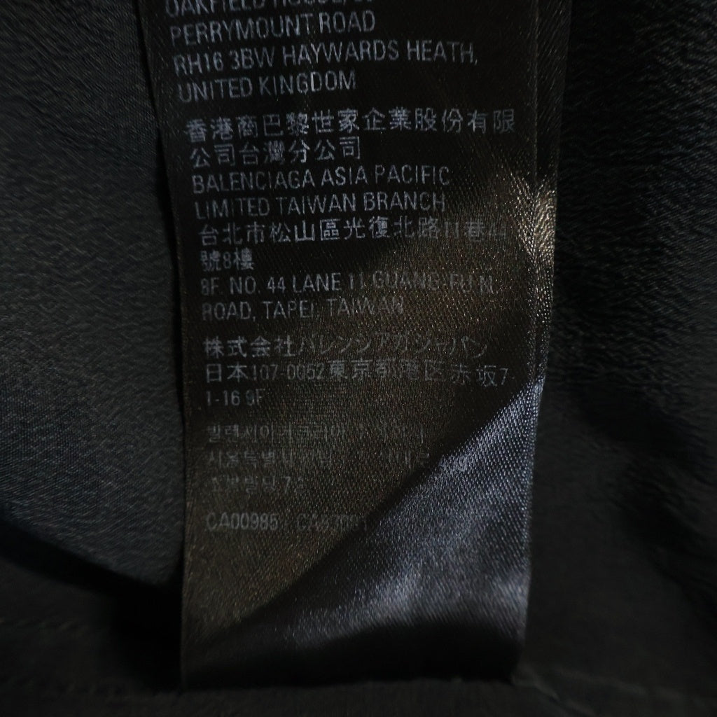BALENCIAGA(バレンシアガ) 23SS BB総柄ロゴ 長袖シャツ ブラック 681631 TML35