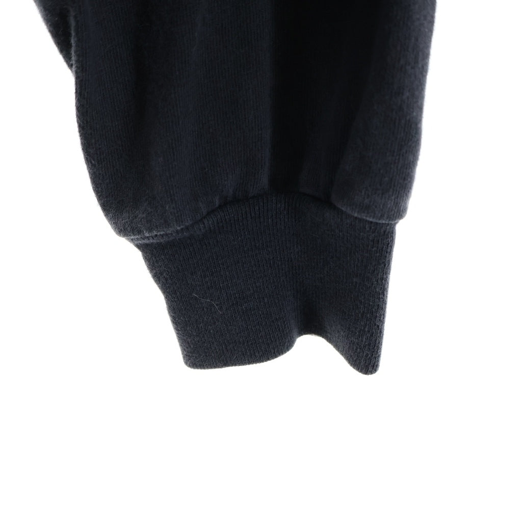 BALENCIAGA(バレンシアガ) 24SS Metal Logo Print メタルロゴプリント クルーネック長袖Tシャツカットソー ブラック 699191 TPV02