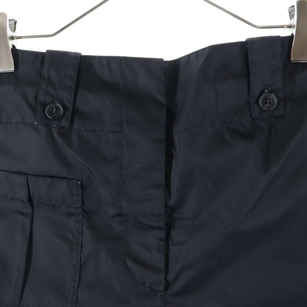 PRADA(プラダ) RE-NYLON Triangle Logo リナイロン トライアングルロゴ ハーフパンツ ブラック レディース