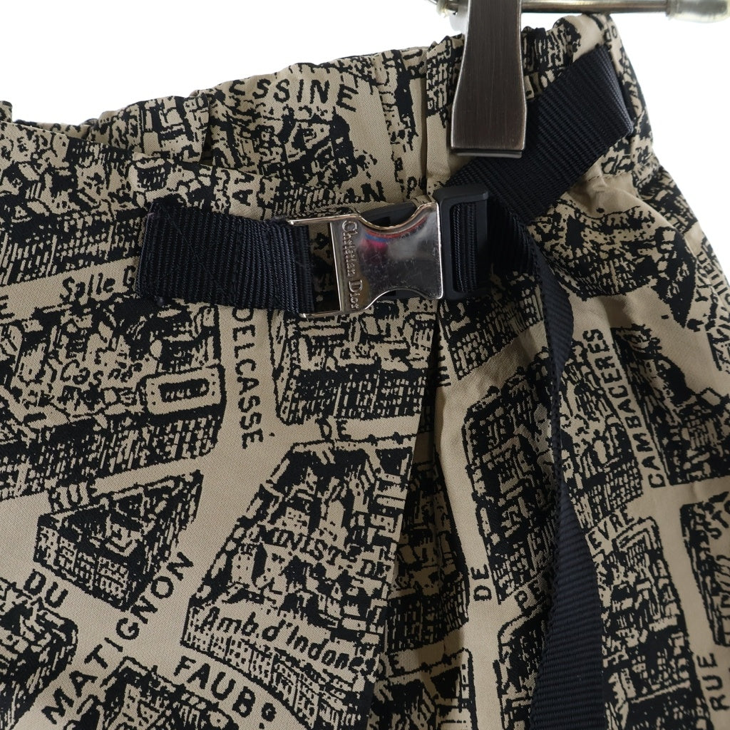 Christian Dior(クリスチャンディオール) Plan de Paris ショートパンツ ベージュ レディース 357P15A2780