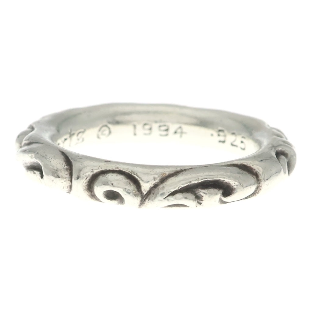 CHROME HEARTS(クロムハーツ) SCRL BAND スクロールバンド リング シルバー BCA351