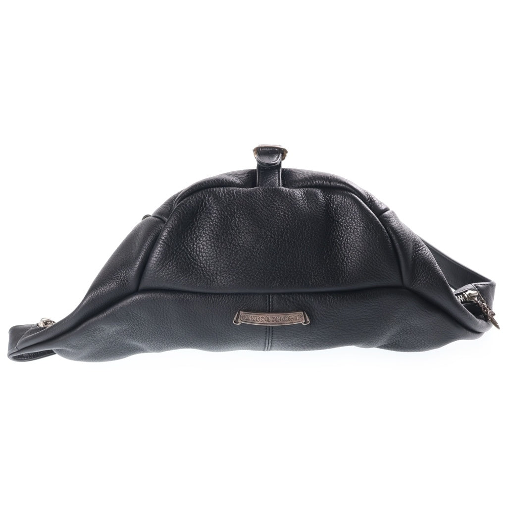 CHROME HEARTS(クロムハーツ) #1 SNAT PACK スナットパック ダガージップ ガンスリンガーベルト レザーウエストバッグ ブラック