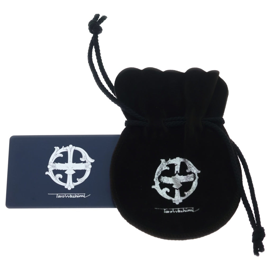鷲見太郎(ワシミタロウ) K18YG Arabesque Design Cross Pendant 先金 金縄オパール アラベスクデザイン ペンダントトップ シルバー/ゴールド
