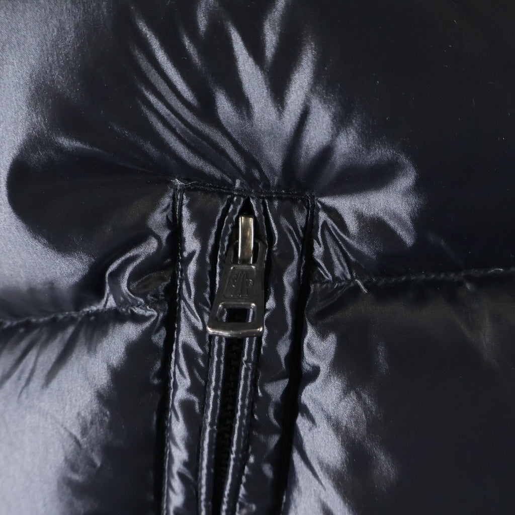 MONCLER(モンクレール) TIBB GILET ロゴワッペン ナイロン ダウンベスト ブラック H20911A00096