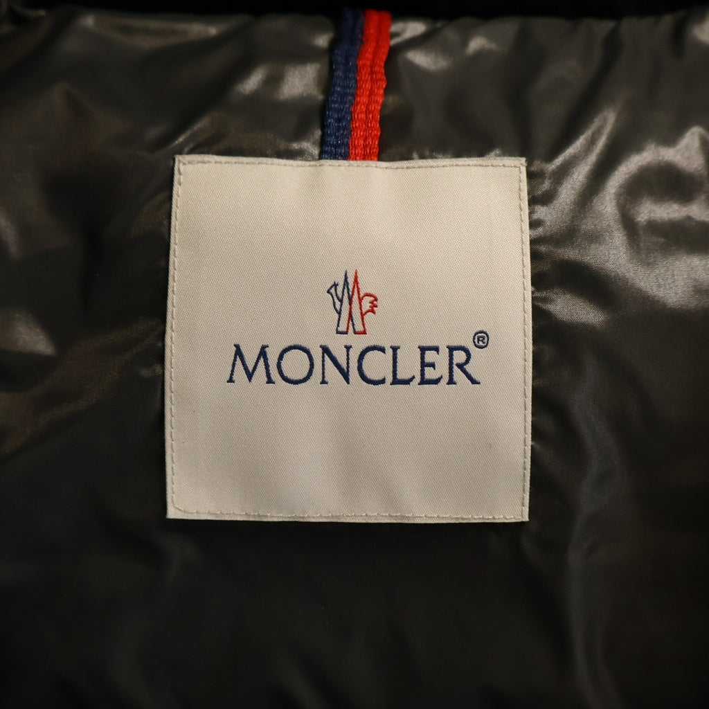 MONCLER(モンクレール) TIBB GILET ロゴワッペン ナイロン ダウンベスト ブラック H20911A00096