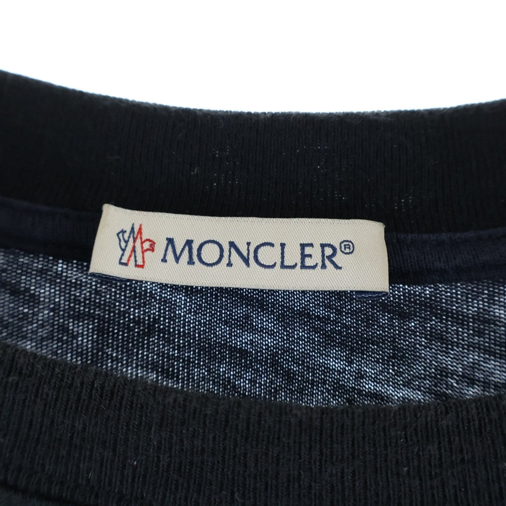 MONCLER(モンクレール) × FRAGMENT DESIGN MAGLIA フラグメント クルーネック長袖カットソー ブラック G209U8D00002