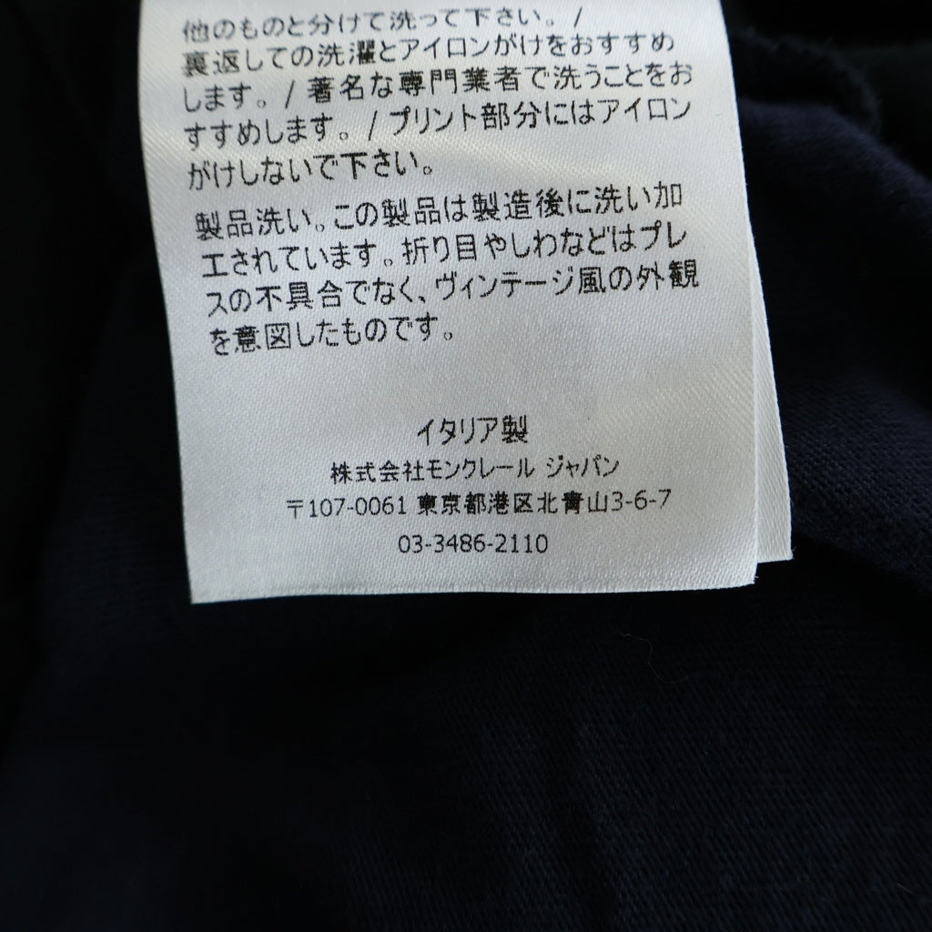 MONCLER(モンクレール) × FRAGMENT DESIGN MAGLIA フラグメント クルーネック長袖カットソー ブラック G209U8D00002