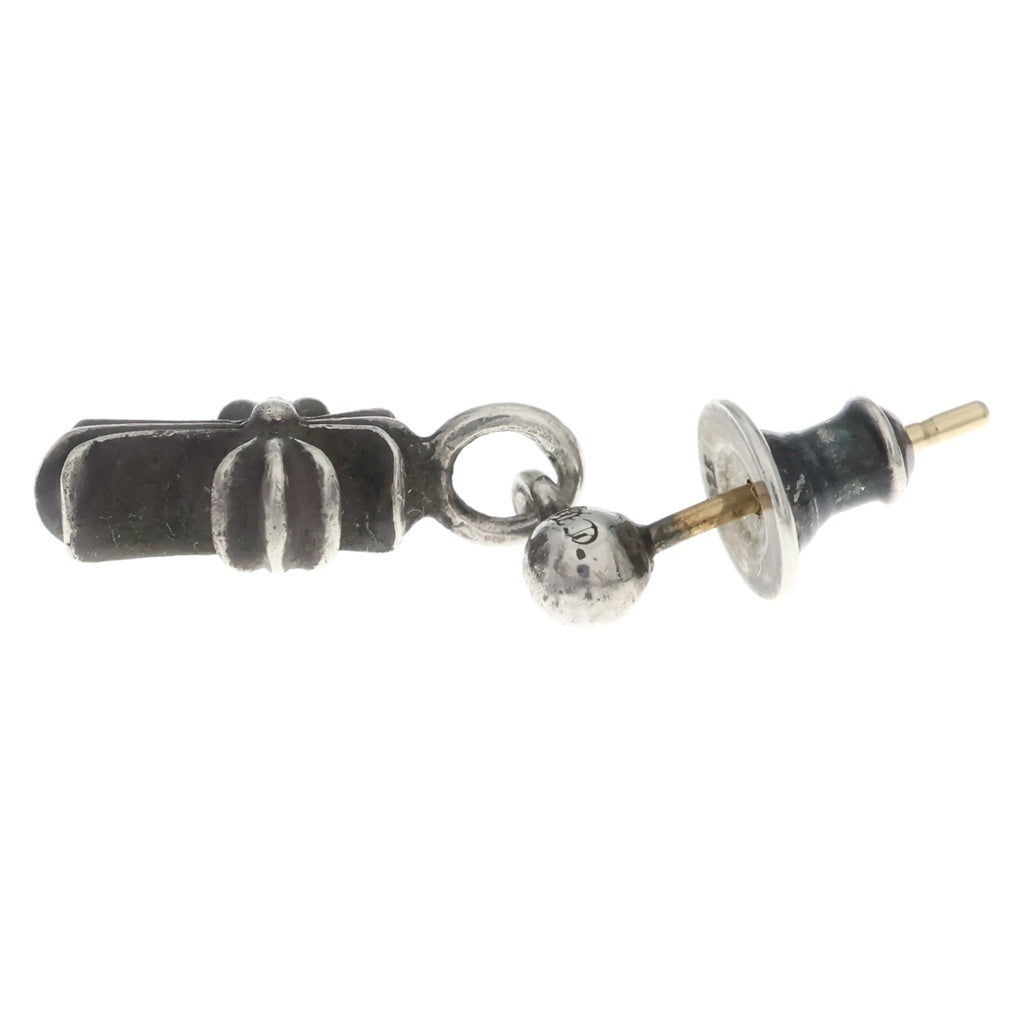 CHROME HEARTS(クロムハーツ) DRP STCK CH CRS スタックCHクロスドロップピアス シルバー