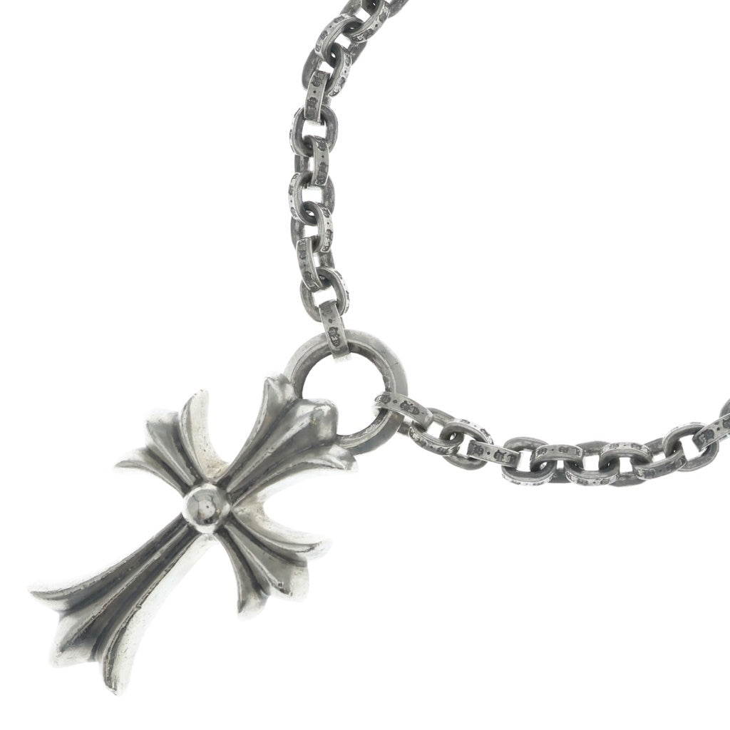 CHROME HEARTS(クロムハーツ) PPR CHN SML CH CRS ペーパーチェーンスモールCHクロス シルバーネックレス