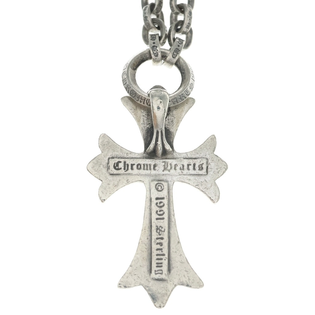 CHROME HEARTS(クロムハーツ) PPR CHN SML CH CRS ペーパーチェーンスモールCHクロス シルバーネックレス