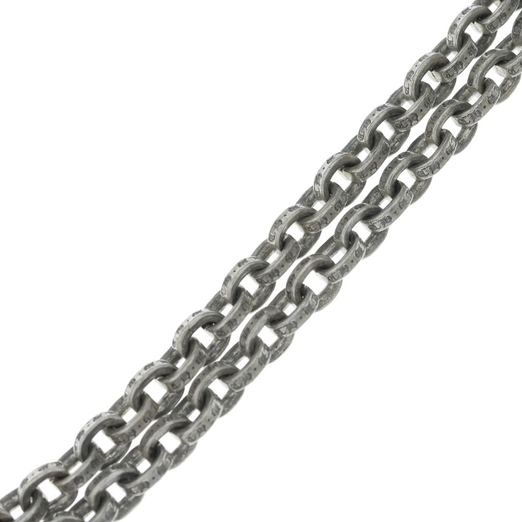 CHROME HEARTS(クロムハーツ) PPR CHN SML CH CRS ペーパーチェーンスモールCHクロス シルバーネックレス