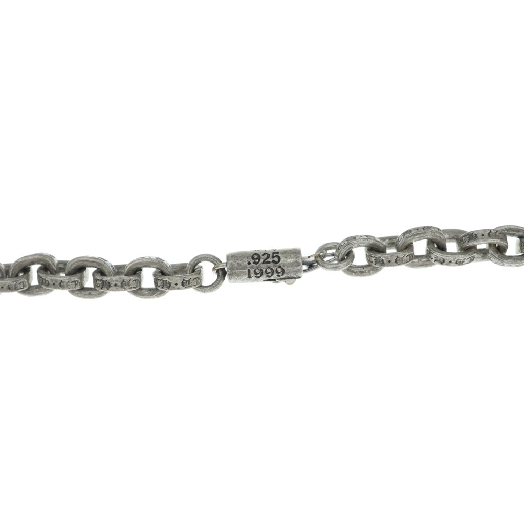 CHROME HEARTS(クロムハーツ) PPR CHN SML CH CRS ペーパーチェーンスモールCHクロス シルバーネックレス