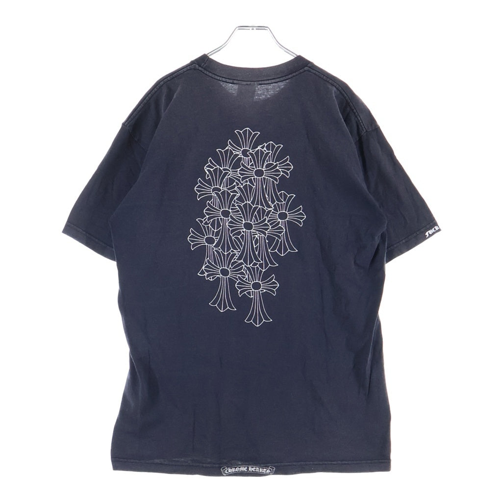 CHROME HEARTS(クロムハーツ) OLD Back Cemetery Cross Tee オールド バックセメタリークロス クルーネック半袖Tシャツカットソー ブラック